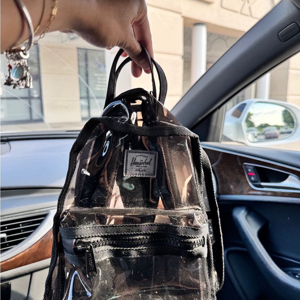 Herschel Supply Company Black Transparent Backpack